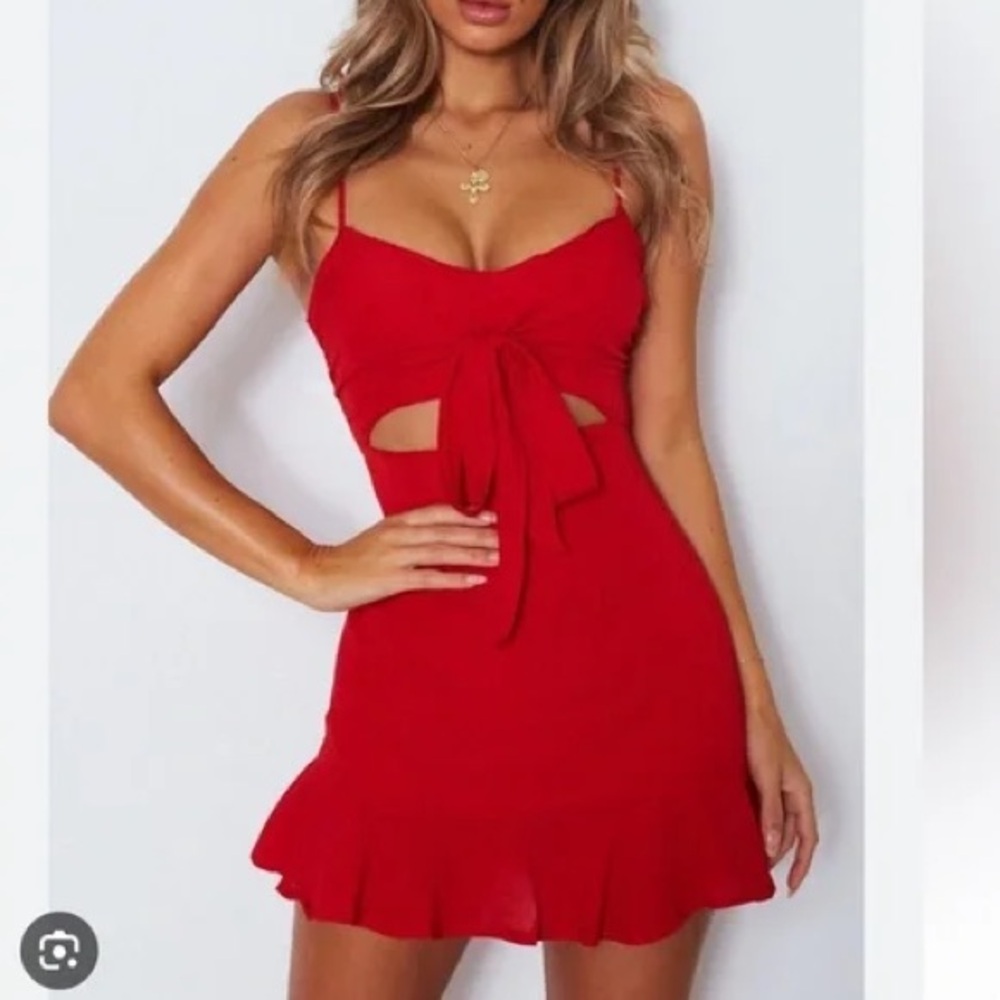 NWT WhiteFox Boutique Red Dress